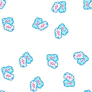 Runes accessory vector seamless pattern flat Stock Illustration