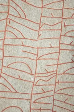 Runes on a runestone Stock Photos