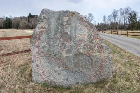 Runestone Foto stock