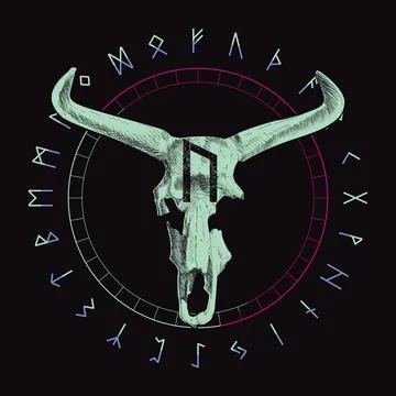 Runic alphabet Stock Illustration