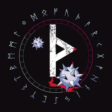 Runic alphabet Stock Illustration