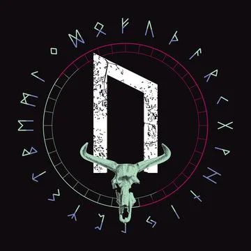 Runic alphabet Stock Illustration