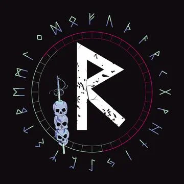 Runic alphabet Stock Illustration