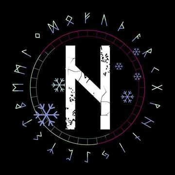 Runic alphabet Stock Illustration