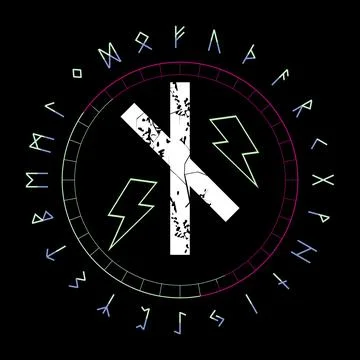 Runic alphabet Stock Illustration