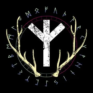 Runic alphabet Stock Illustration