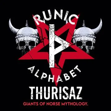Runic alphabet Stock Illustration