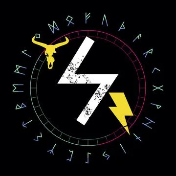 Runic alphabet Stock Illustration