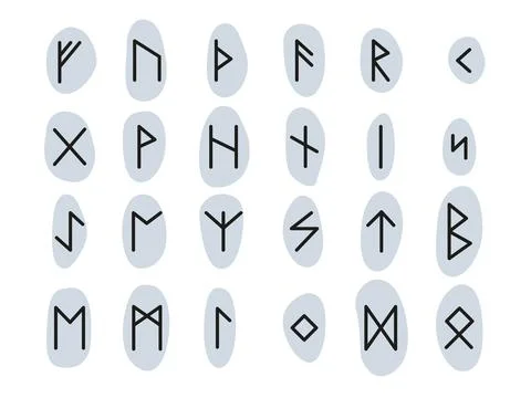 Runic Alphabets Stock Illustration