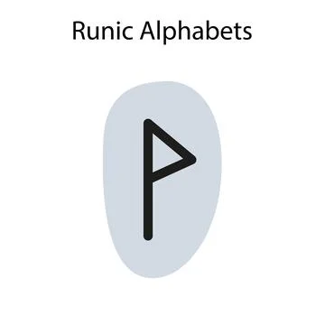 Runic Alphabets Illustrazione stock