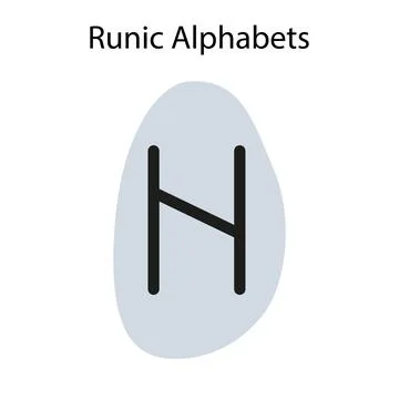 Runic Alphabets Illustrazione stock