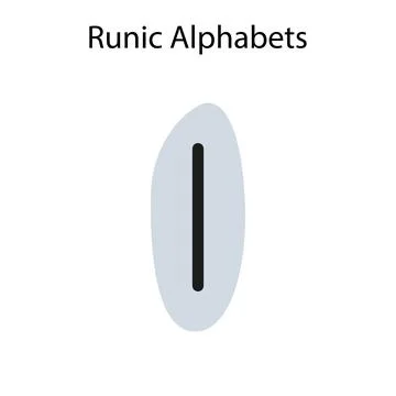 Runic Alphabets Illustrazione stock
