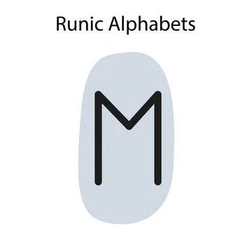 Runic Alphabets Illustrazione stock