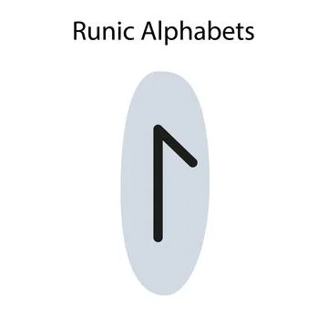 Runic Alphabets Illustrazione stock