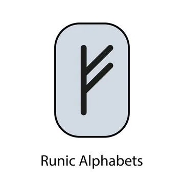 Runic Alphabets Illustrazione stock
