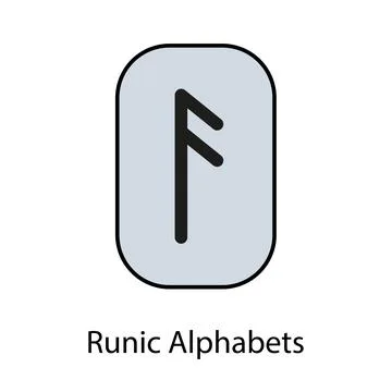 Runic Alphabets Illustrazione stock