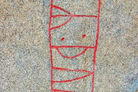 Runic inscriptions Stock Photos