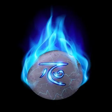 Runic stone Stock Illustration