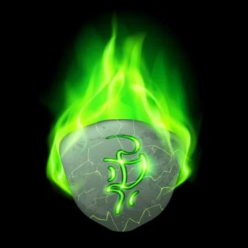 Runic stone Stock Illustration