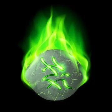 Runic stone Illustrazione stock