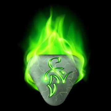 Runic stone Stock Illustration