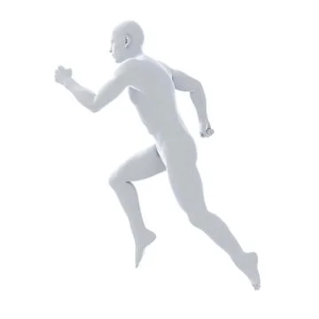 Runner, artwork Stock Illustration