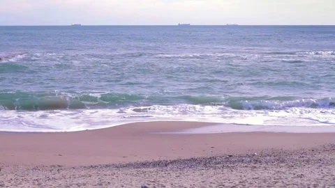 Runner on the beach Stock Footage 84992740