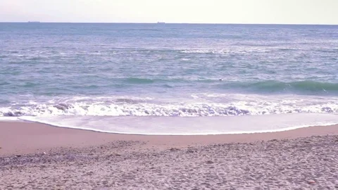 Runner on the beach Stock Footage 84992773