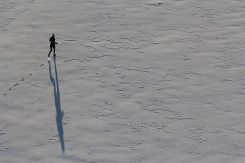 Runner beach Stock Photos