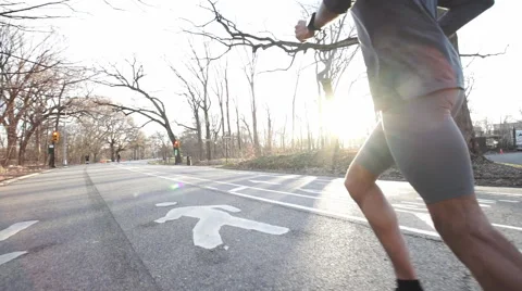 Runner Closeup Stock Footage 61197427