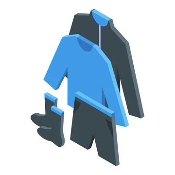 Runner clothes icon isometric vector. View shirt Stock Illustration