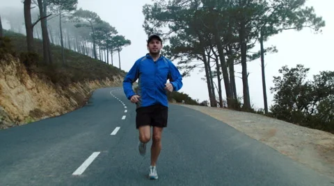 Runner exercising Stock Footage 53084406