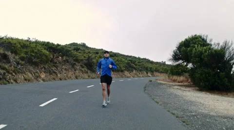 Runner exercising Stock Footage 53084578