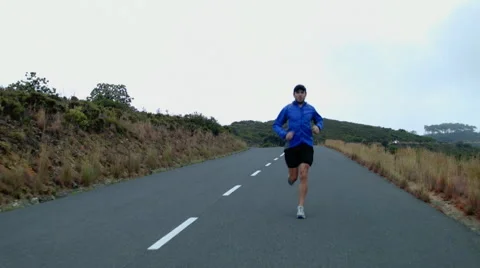 Runner exercising Stock Footage 53084587