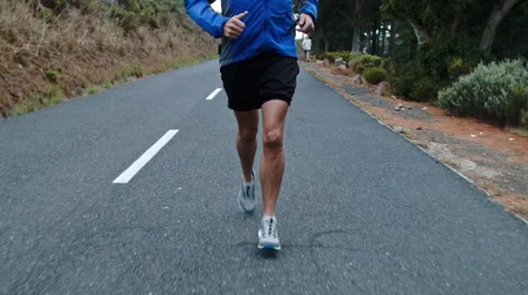 Runner exercising Stock Footage 53084625