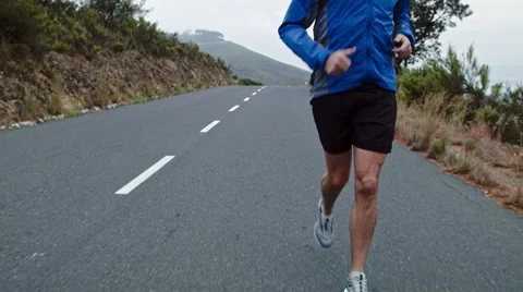 Runner exercising Video stock 53084651