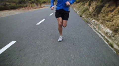 Runner exercising Stock Footage 53084955
