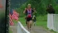 Runner Finishing Race HD Footage