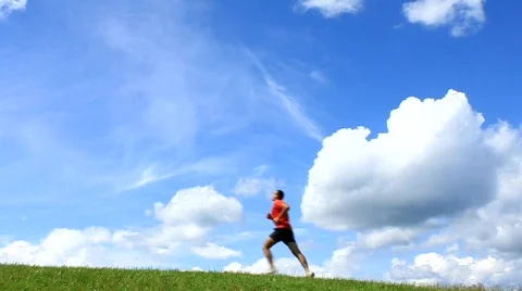 Runner Stock Footage