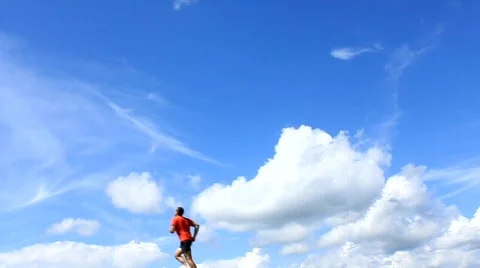 Runner Stock Footage 735588