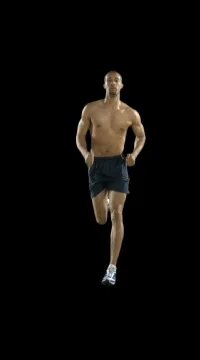 Runner in Front View 库存影片 79851