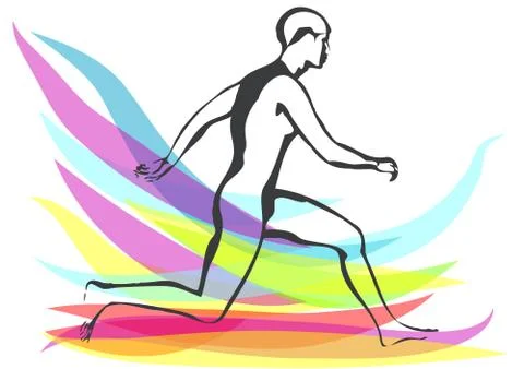 Runner Stock Illustration