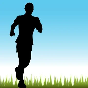 Runner Illustrazione stock