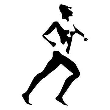 Runner Illustrazione stock