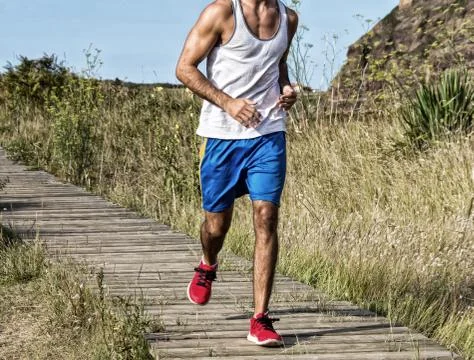 Runner man Stock Photos