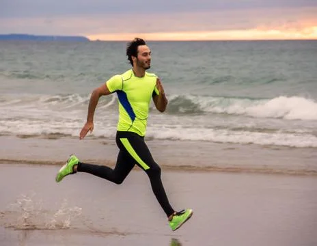 Runner man Stock Photos