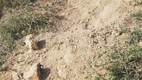 Runner in the mountains Stock Footage 105404278