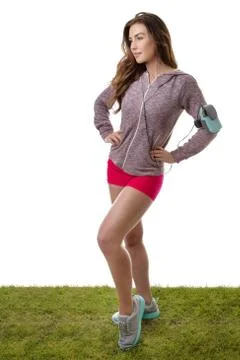 Runner ready to go Stock Photos