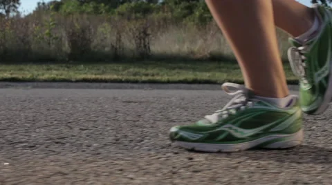 Runner running Closeup 動画素材 51516974