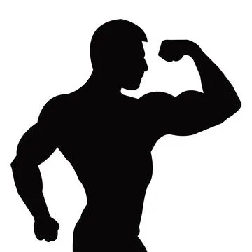 Runner silhouette man vector imege Stock Illustration